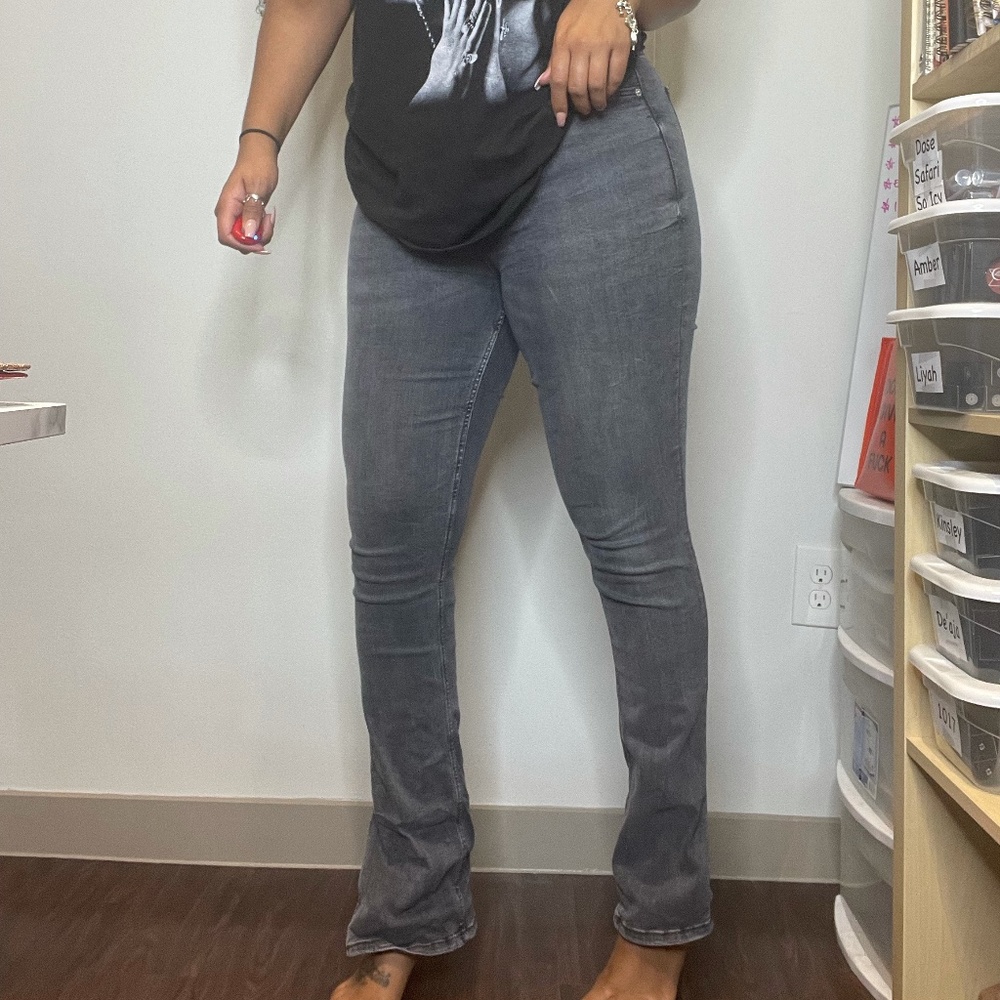 Zara washed black denim